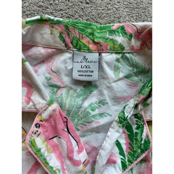 8 Oak Lane Women's Monkeys Long Sleeve Cotton Shorts Set, L/XL $89 - Picture 6 of 8